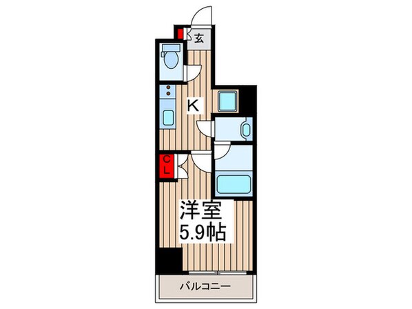 オープンブルーム川口並木の物件間取画像